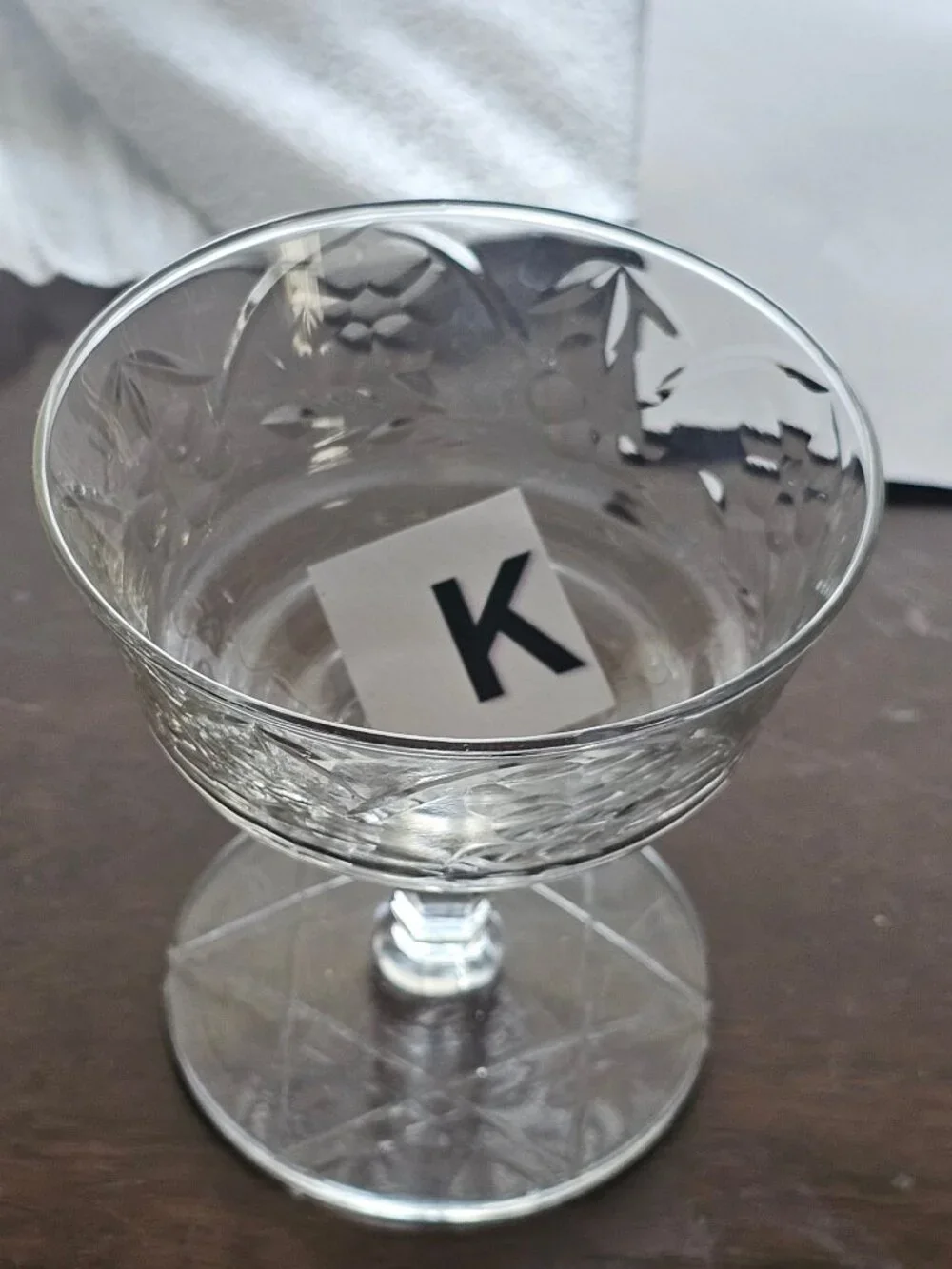 Rock Sharpe Normandy Coupe Champagne Sherbet Glass 3.75